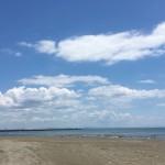 浜辺より秋田市側を望む(周辺)