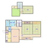 参考図です。現状優先となります。(間取)