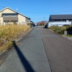 東側前面道路 東側前面道路