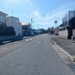 西側前面道路 西側前面道路