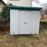 屋外物置付