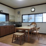 IHコンロ・ダイニングテーブルセット・冷蔵庫付(キッチン)