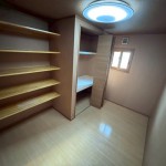 ６帖のクローゼット。